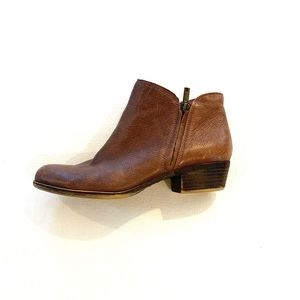 Lucky Brand bootie boot shoes brown leather womens 9